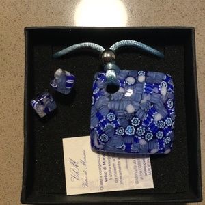 Murano Glass necklace and earrings